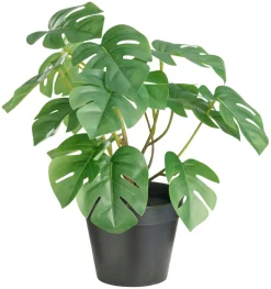 Kunstige Planter|Boliginnredning^DAY Kunstig monstera plante i potte H32 cm innendørs -