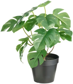 Kunstige Planter|Boliginnredning^DAY Kunstig monstera plante i potte H32 cm innendørs -