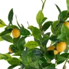 Kunstige Planter^ Kunstig sitrontre 120 cm