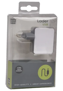 Kabler & Adaptere^PhoneFood Lader med 2 USB porter