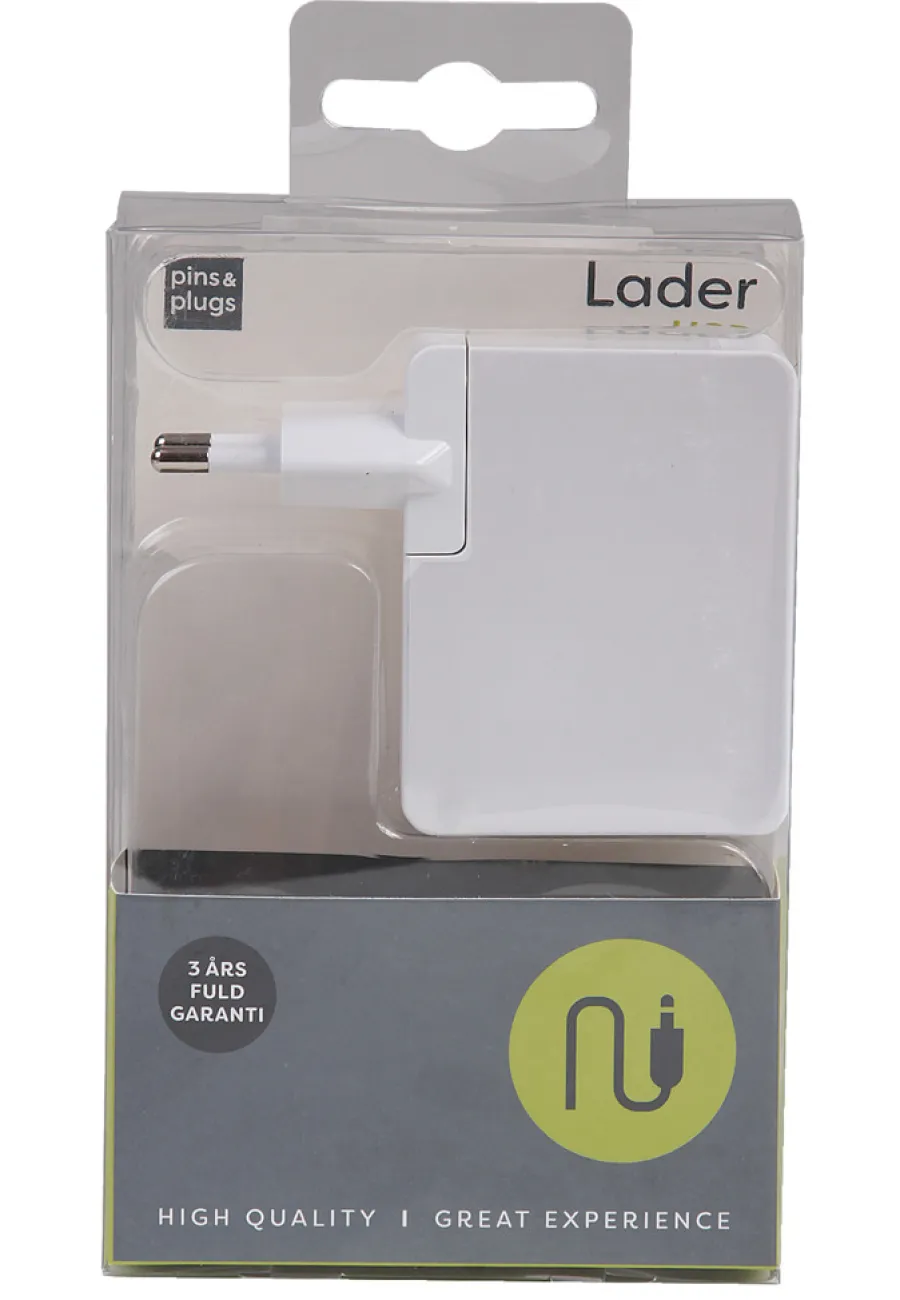 Kabler & Adaptere^PhoneFood Lader med 4 USB porter