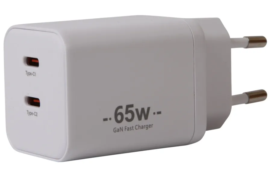Kabler & Adaptere^PhoneFood Lader 65 W 2 x USB-C