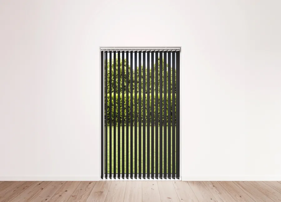 Lamellgardiner^ Lamellgardin 150 x 250 cm Svart