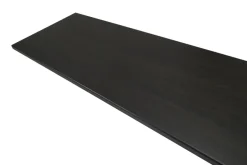 Benkeplater^ Laminatbenkeplate svart tre 28 x 610 x 3000 mm