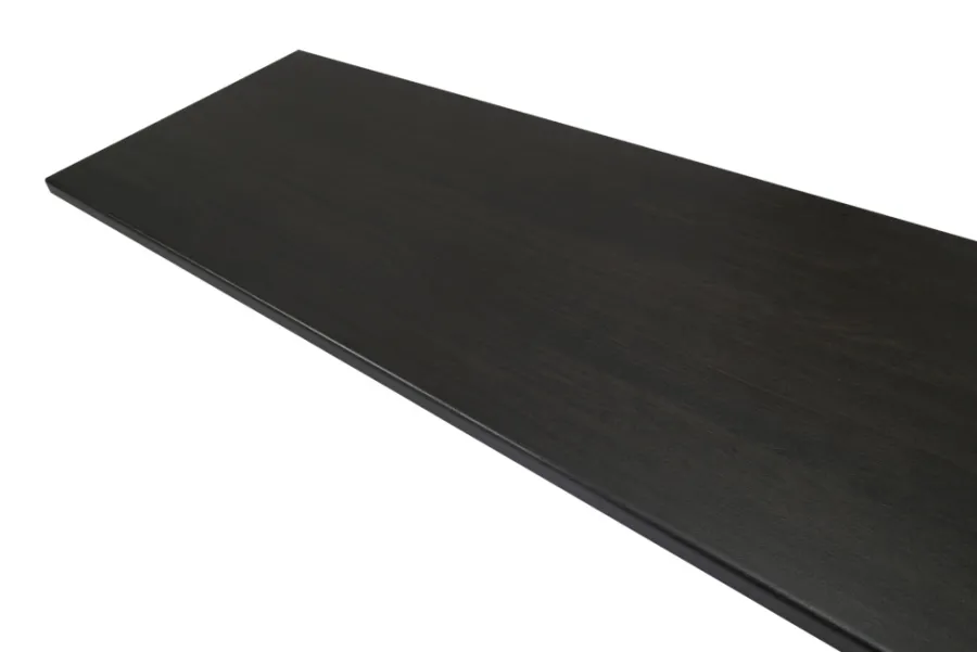 Benkeplater^ Laminatbenkeplate svart tre 28 x 610 x 3000 mm