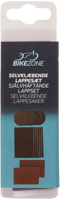 Sykkelreparasjon & Lappesaker^Bikezone Lappesett sykkel selvklebende -