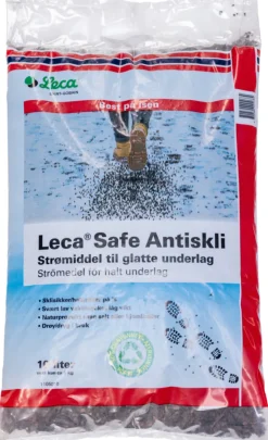 Snørydding^ Leca Safe vinterstrø 10 liter