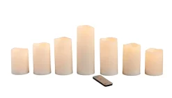 Dekorativ Belysning - Innendørs^ LED-kubbelys batteridrevet 7-pk.