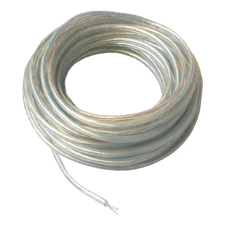 Kabler & Ledninger^Elworks Ledning rund transparent 10 meter -