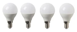 Led-Pærer^ LED-pære krone 4,2 W E14 4-pk.