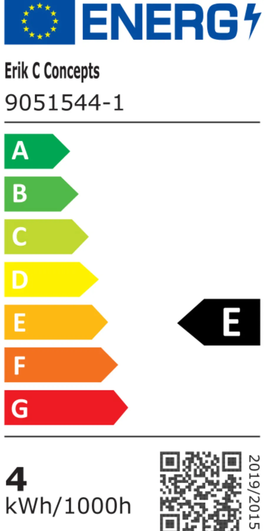 Led-Pærer^ LED-pære krone 4,2 W E14 4-pk.