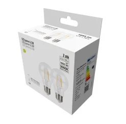 Led-Pærer^ LED-pærer standard formet 6,5 W E27 - 2-pk.