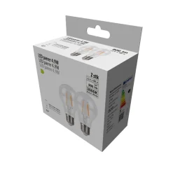 Led-Pærer^ LED-pærer standard 4,9 W E27 - 2-pk.