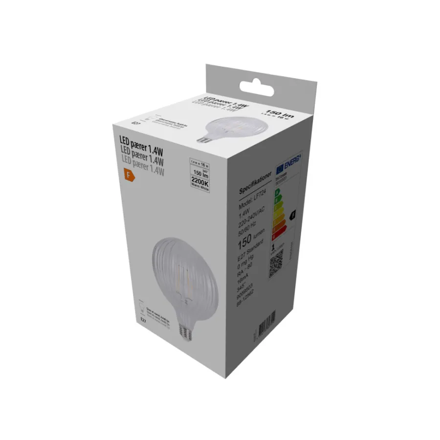 Led-Pærer^ LED-pære Stripes 1,4 W E27