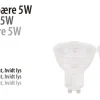 Led-Pærer^ LED-spotpære 5 W GU10 - 2-pk.