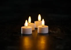 Dekorativ Belysning - Innendørs^DAY LED-telys m/3D flamme 4 stk.