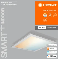 Smart Lamper|Taklamper^LEDVANCE SMART+ Planon Plus LED-armatur