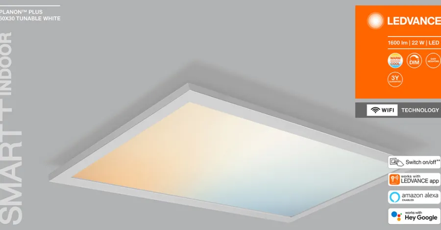 Smart Lamper|Taklamper^LEDVANCE SMART+ Planon Plus LED-armatur 22 W