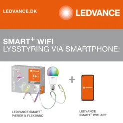 Led-Pærer|Smartpærer^LEDVANCE SMART+ standard pære farget E27 9 W
