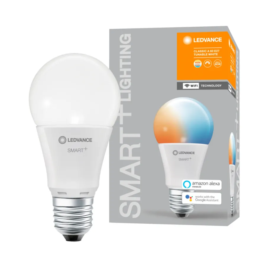 Led-Pærer|Smartpærer^LEDVANCE SMART+ standard pære hvit E27 9 W