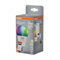 Led-Pærer|Smartpærer^LEDVANCE SMART+ standard pære RGBW E27 14 W