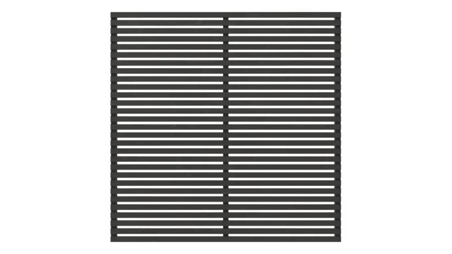 Levegger^ Levegg svart grunnet 180 x 180 cm