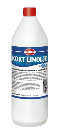 Øvrige Kjemikalier^Gjøco Linolje kokt 1 liter - Lys gyllen