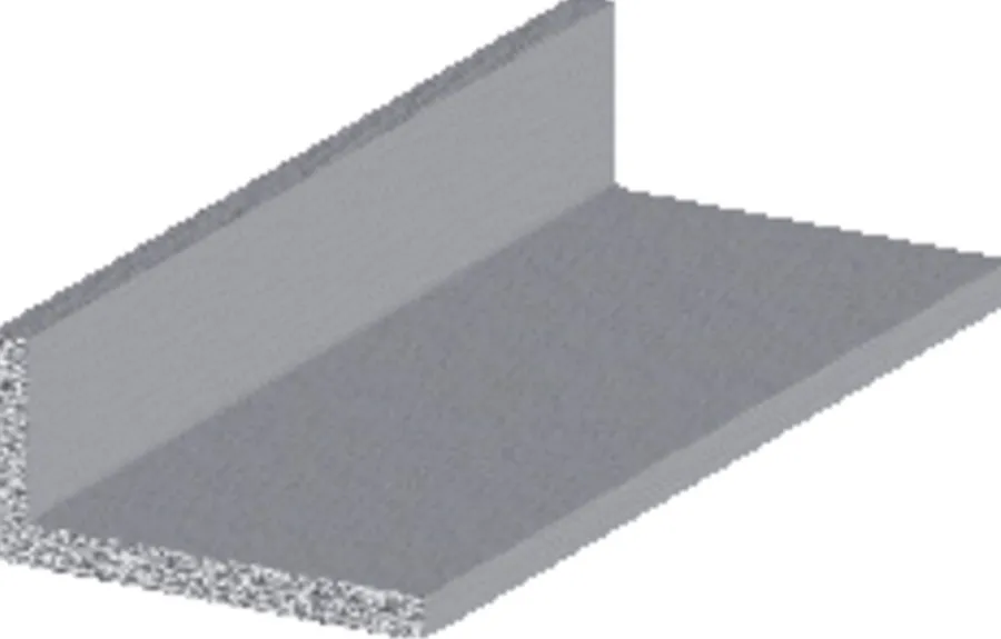 Profillister^ Listprofil aluminium - 10 x 15 mm x 1 meter