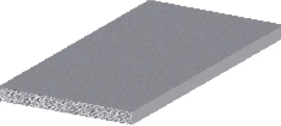 Profillister^ Listprofil flat aluminium - 2 x 25 mm x 1 meter