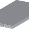 Profillister^ Listprofil flat aluminium - 2 x 15 mm x 2 meter