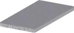 Profillister^ Listprofil flat aluminium - 2 x 15 mm x 2 meter