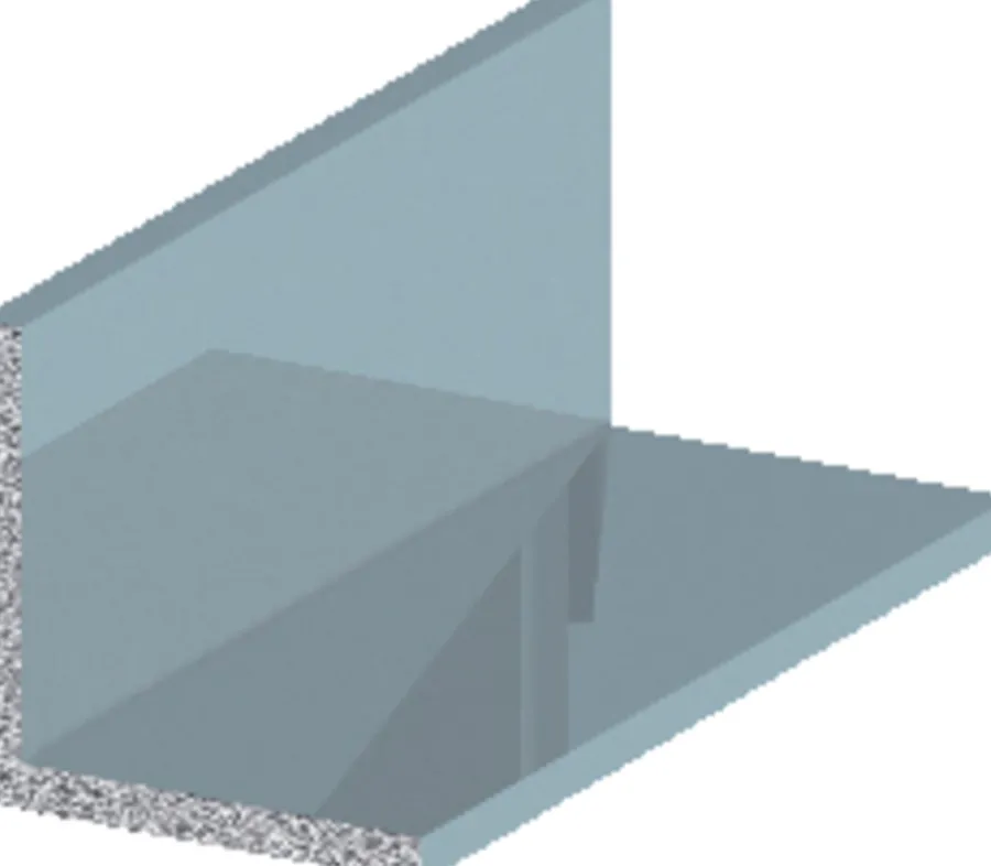 Profillister^ Listprofil vinkel aluminium - 25 x 25 mm x 2 meter