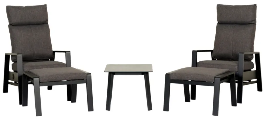 Sesongavslutning|Loungemøbler^Sunlife Loungesett Maryland 5 deler m/regulering - ®