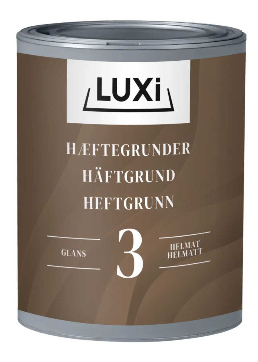 Grunning^Luxi heftgrunning vannbasert - 0,75 liter Hvit