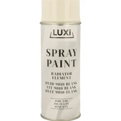 Radiatormaling|Spraymaling^Luxi radiatorspray hvit blank - 400 ml