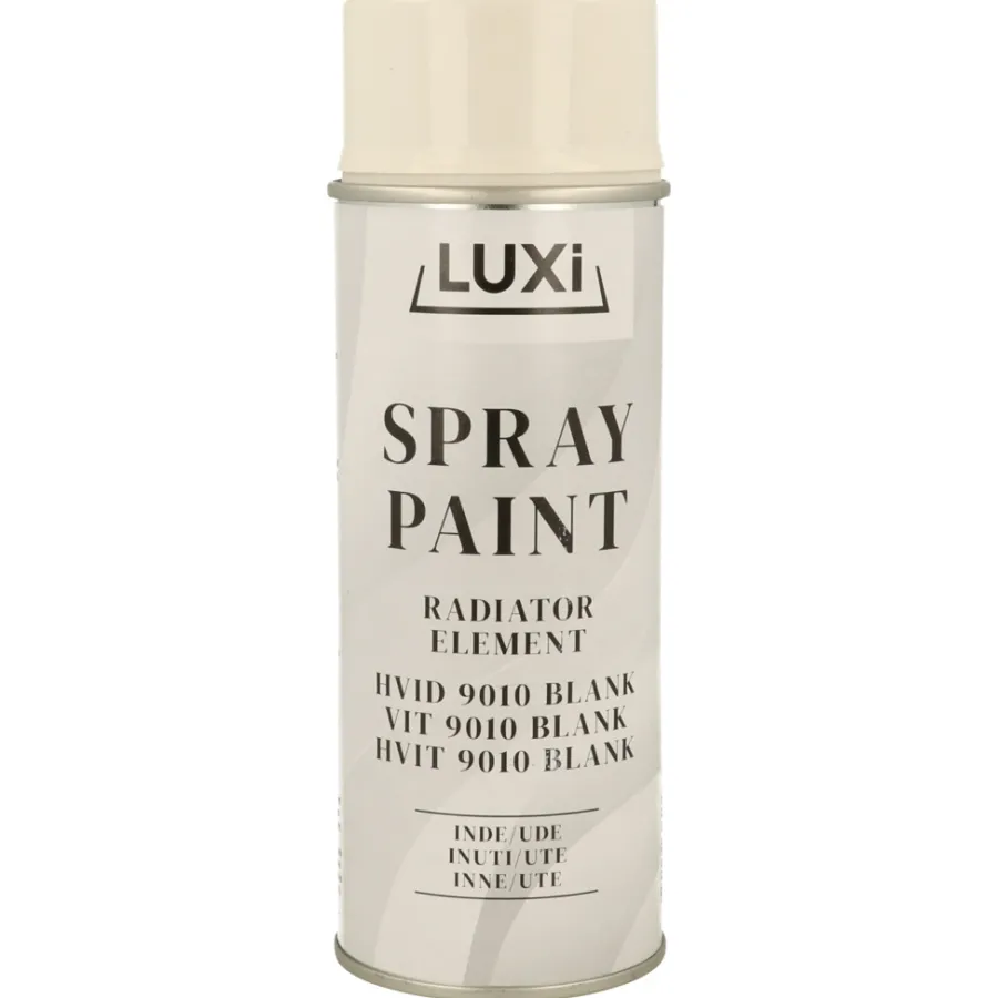 Radiatormaling|Spraymaling^Luxi radiatorspray hvit blank - 400 ml