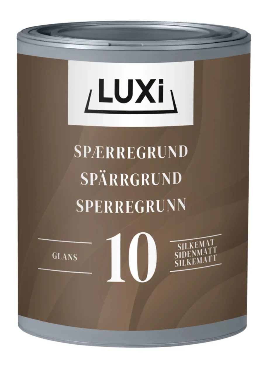 Grunning^Luxi sperregrunning til tre - 0,75 liter Hvit