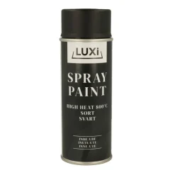 Spraymaling^Luxi spraymaling high heat svart - 400 ml