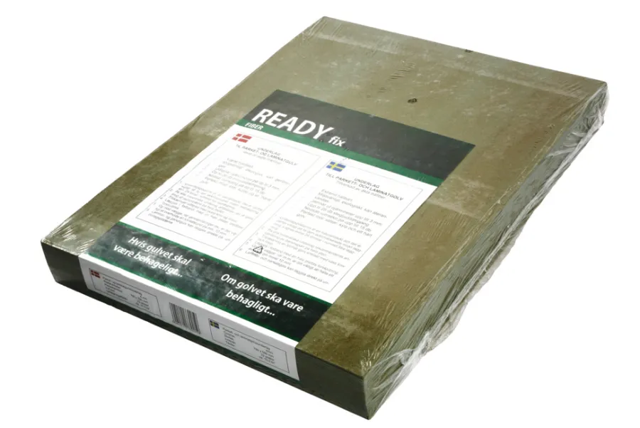 Gulvunderlag^Readyfix Lyddempingsunderlag til parkett og laminat - 4 mm