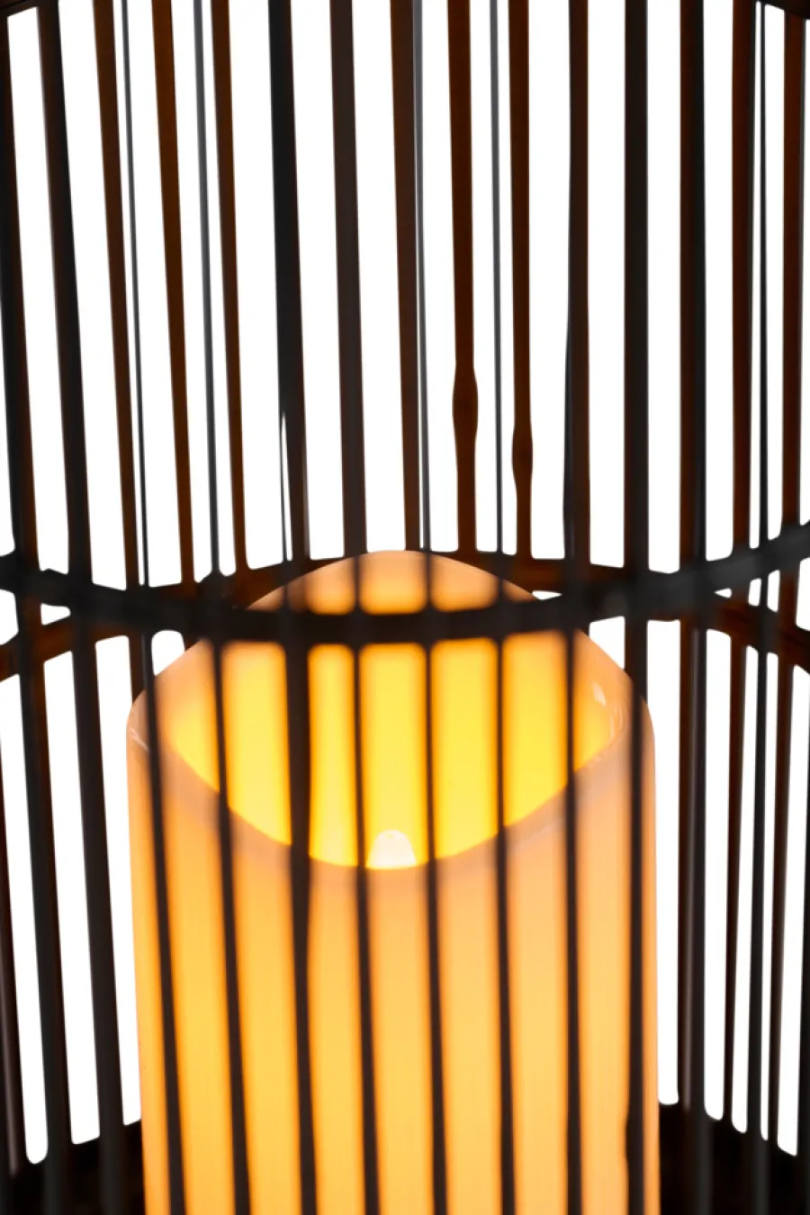 Solcellelamper^Garden Lykt med solcelle 18 x 18 x 36 cm - ® Svart