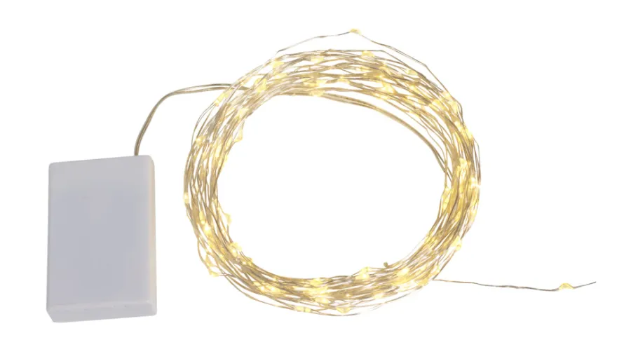 Dekorativ Belysning - Utendørs^ Lysslynge wire 100 LED-pærer 9,9 meter