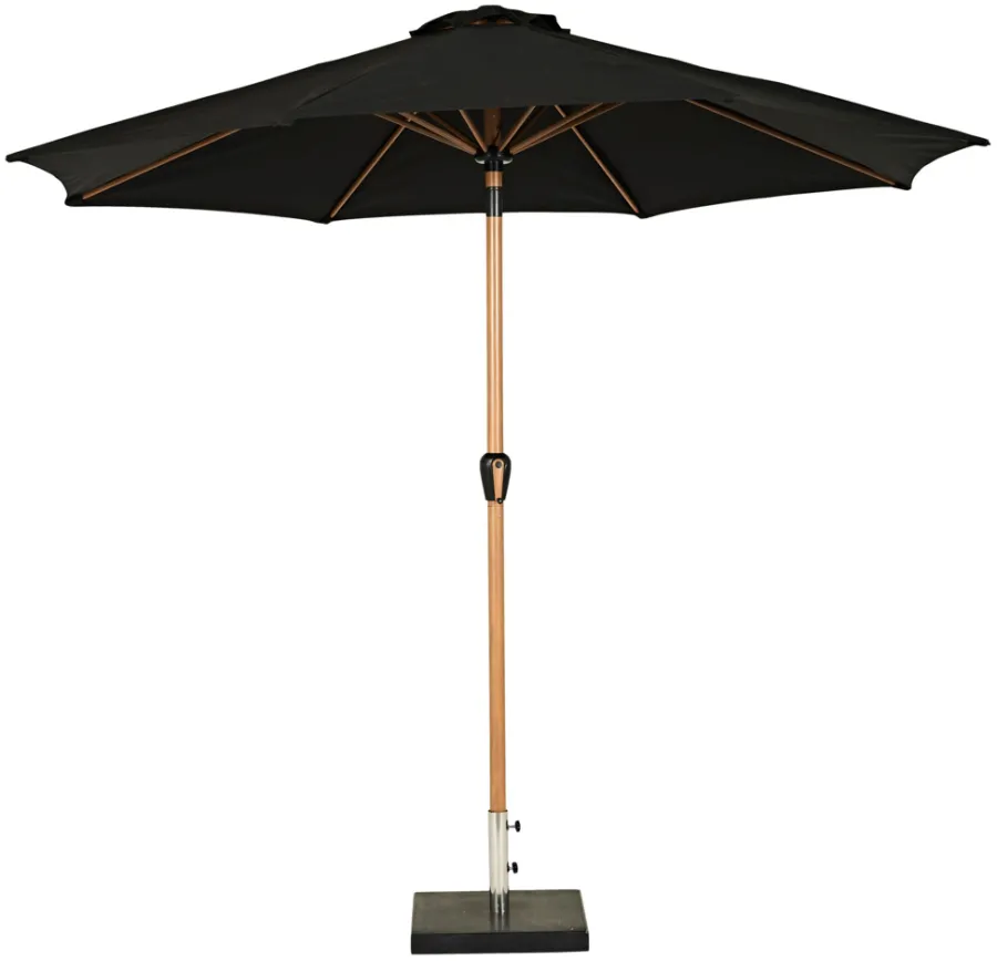 Sesongavslutning|Parasoller Og Markiser^Sunlife Markedsparasoll Stockholm Ø300 cm - ® Svart/teak
