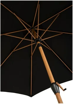 Sesongavslutning|Parasoller Og Markiser^Sunlife Markedsparasoll Stockholm Ø300 cm - ® Svart/teak