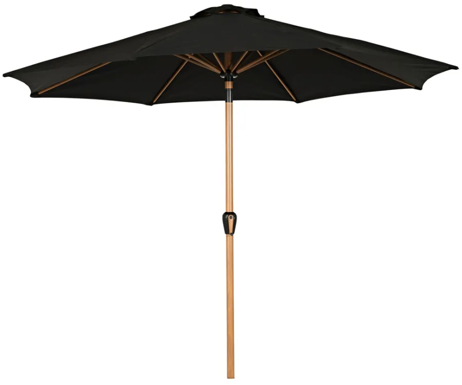 Sesongavslutning|Parasoller Og Markiser^Sunlife Markedsparasoll Stockholm Ø300 cm - ® Svart/teak