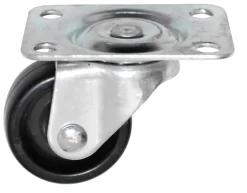Møbelhjul^Home it Møbelhjul dreibart med plate svart 30 mm