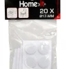 Møbelknotter^Home it Møbelknotter selvklebende Ø17 mm hvit - 20 stk.