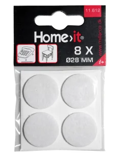 Møbelknotter^Home it Møbelknotter selvklebende Ø28 mm hvit - 8 stk.