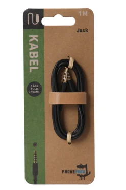 Kabler & Adaptere^PhoneFood Mini jack til mini jack kabel – 1 meter