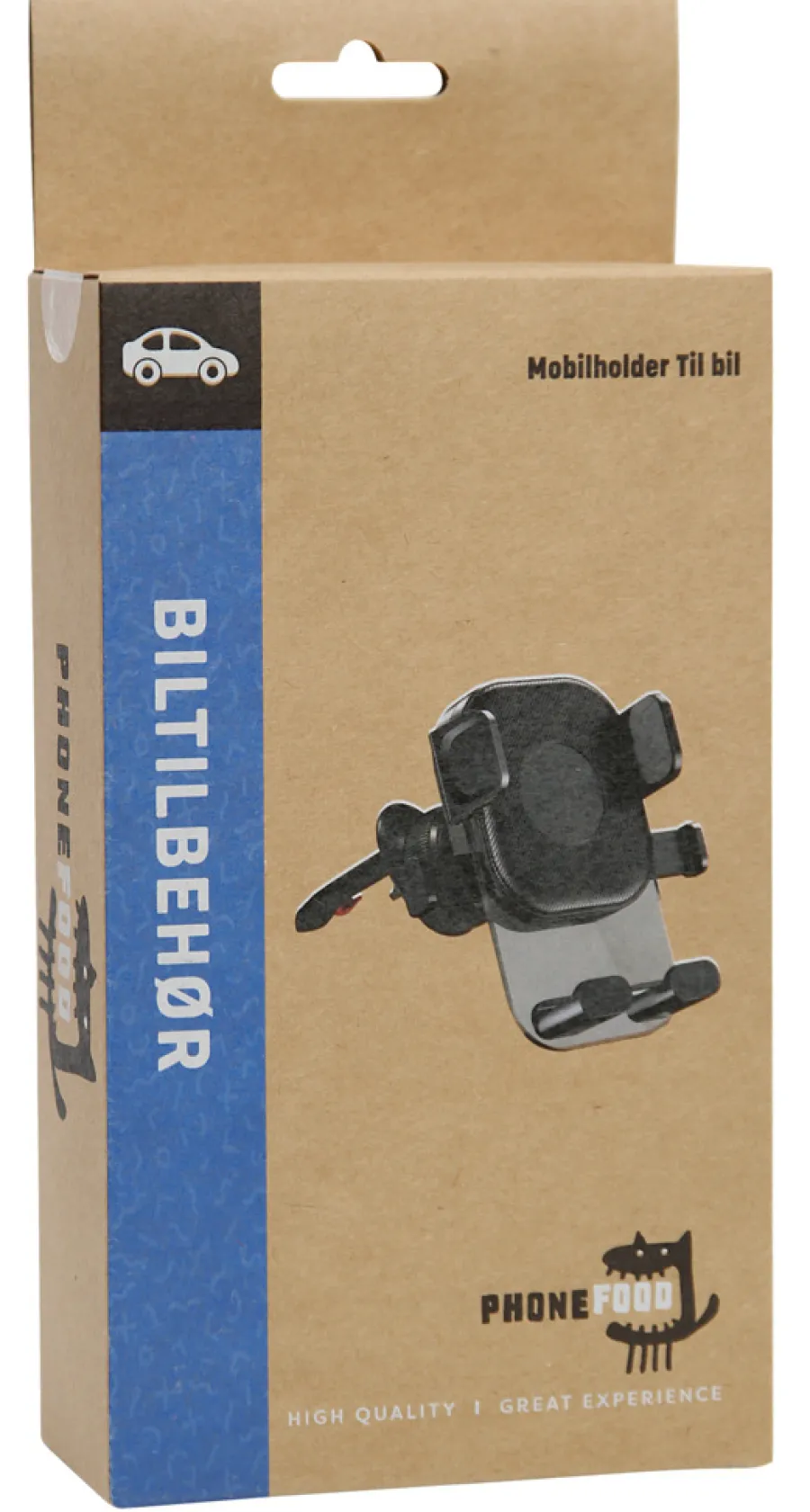 Biltilbehør^PhoneFood Mobilholder til bil