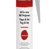 Monteringslim^Stabile MS fuge all in one grå 300 ml -